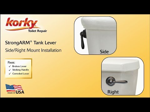 How to Install Side Mount Toilet Tank Lever