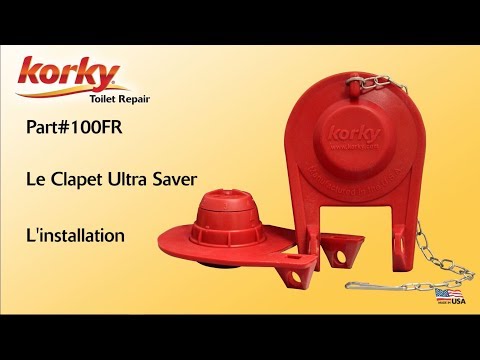 L’installation du Clapet Ultra Flapper de Korky