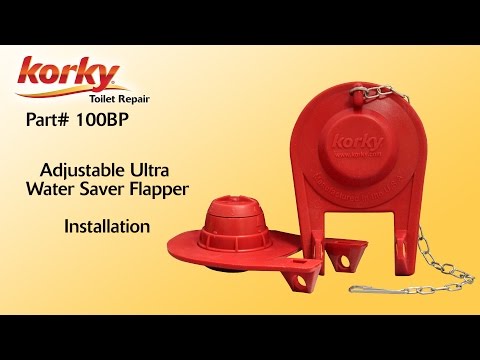 How to install a Adjustable Ultra Toilet Flapper by Korky