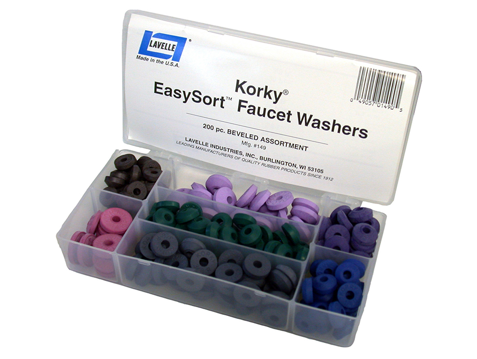 Beveled Easy Sort Faucet Washer Kit
