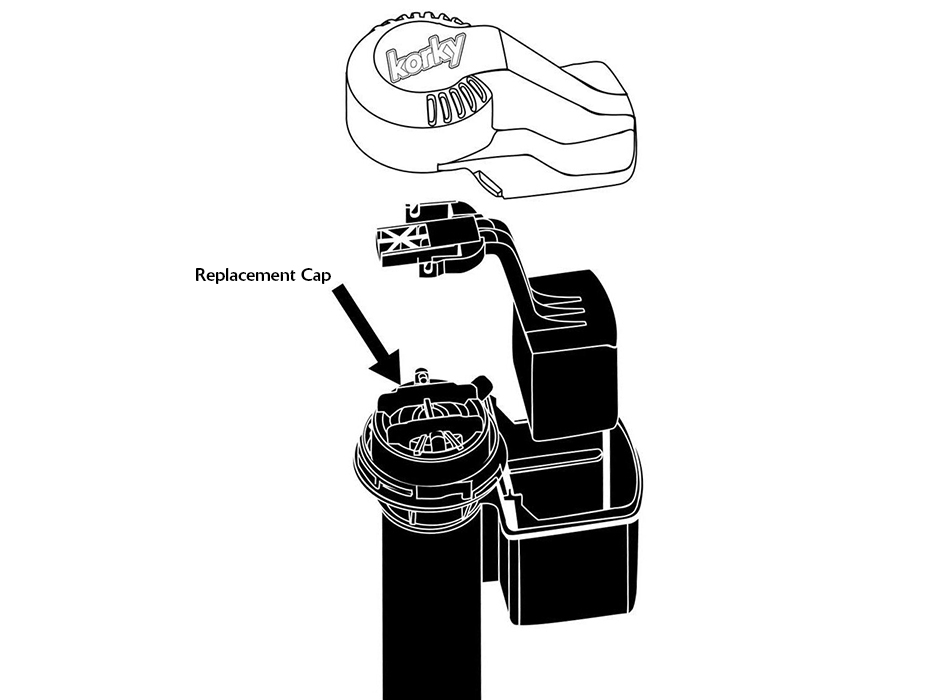 Korky Replacement Fill Valve Cap R528