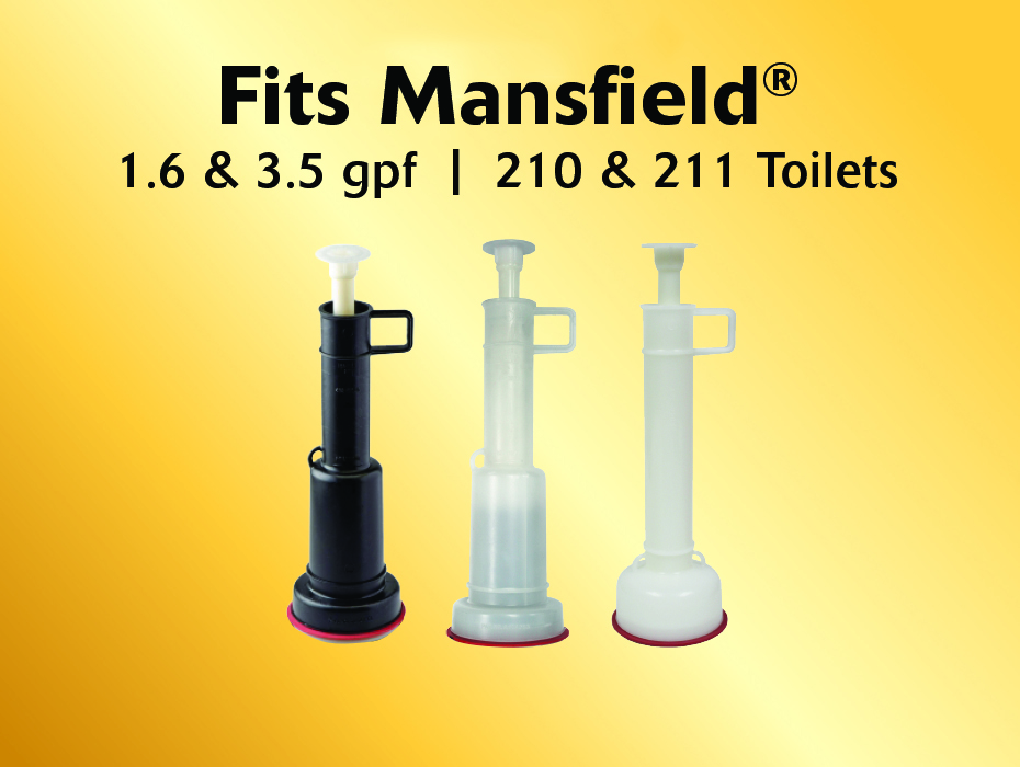 Fits Mansfield Toilet Tank to Bowl Gasket & Hardware Kit