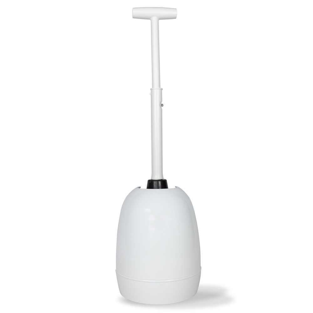 BEEHIVE Max® Hideaway Toilet Plunger with Holder Korky