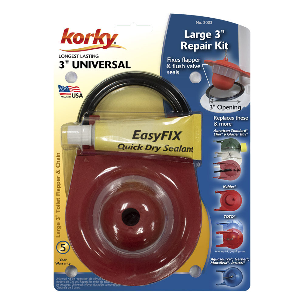 3 Inch Universal Toilet Flush Valve Repair Kit