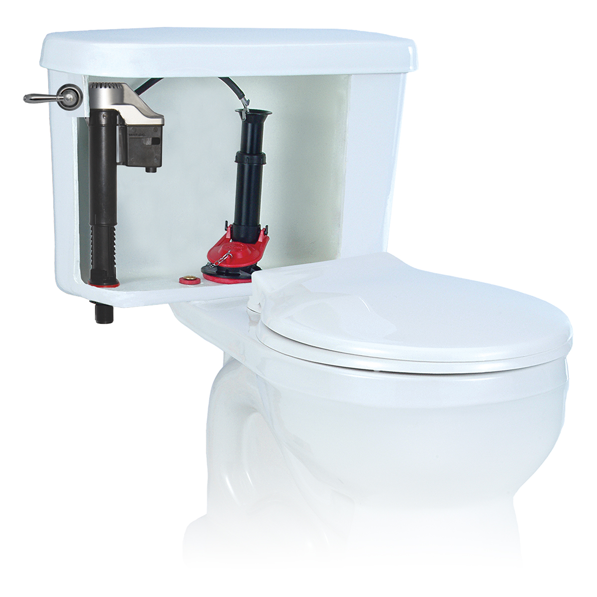 QuietFILL Platinum Complete Toilet Repair Kit in Toilet Tank