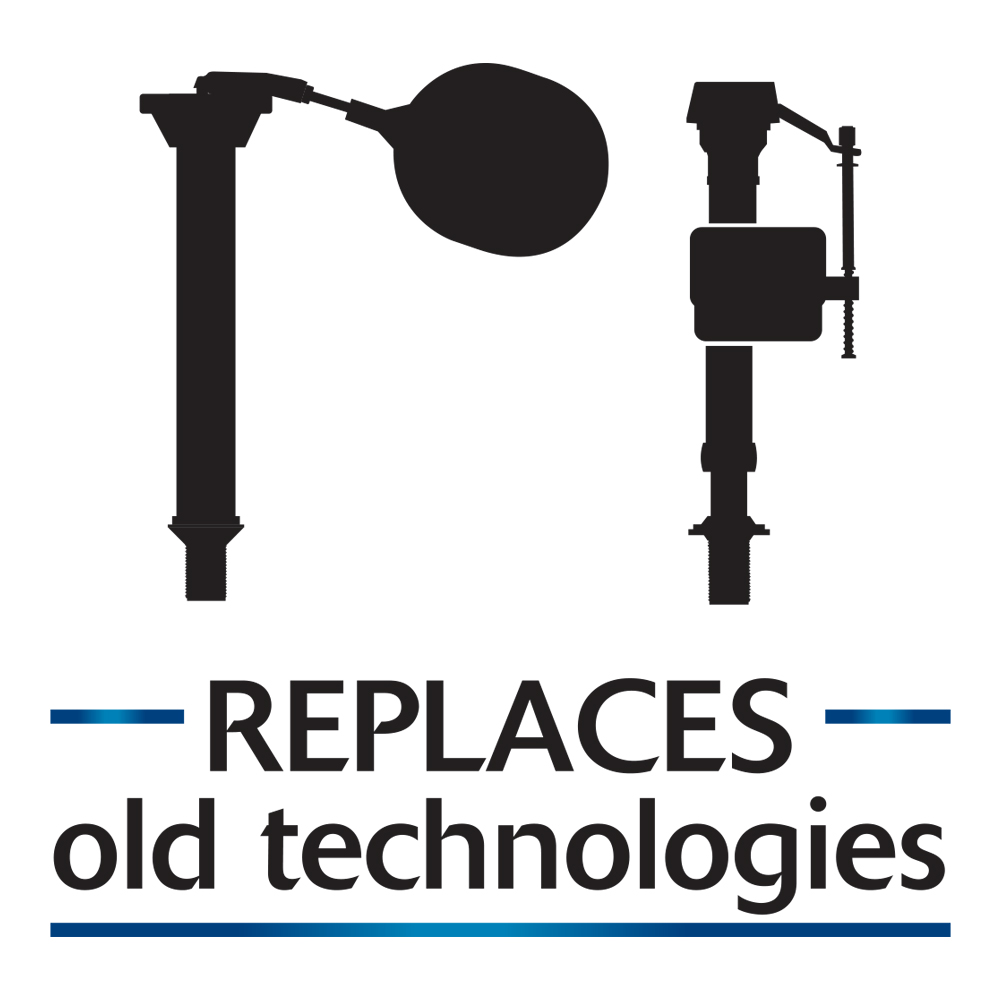 QuietFILL Platinum Complete Toilet Repair Kit Replaces Old Technologies