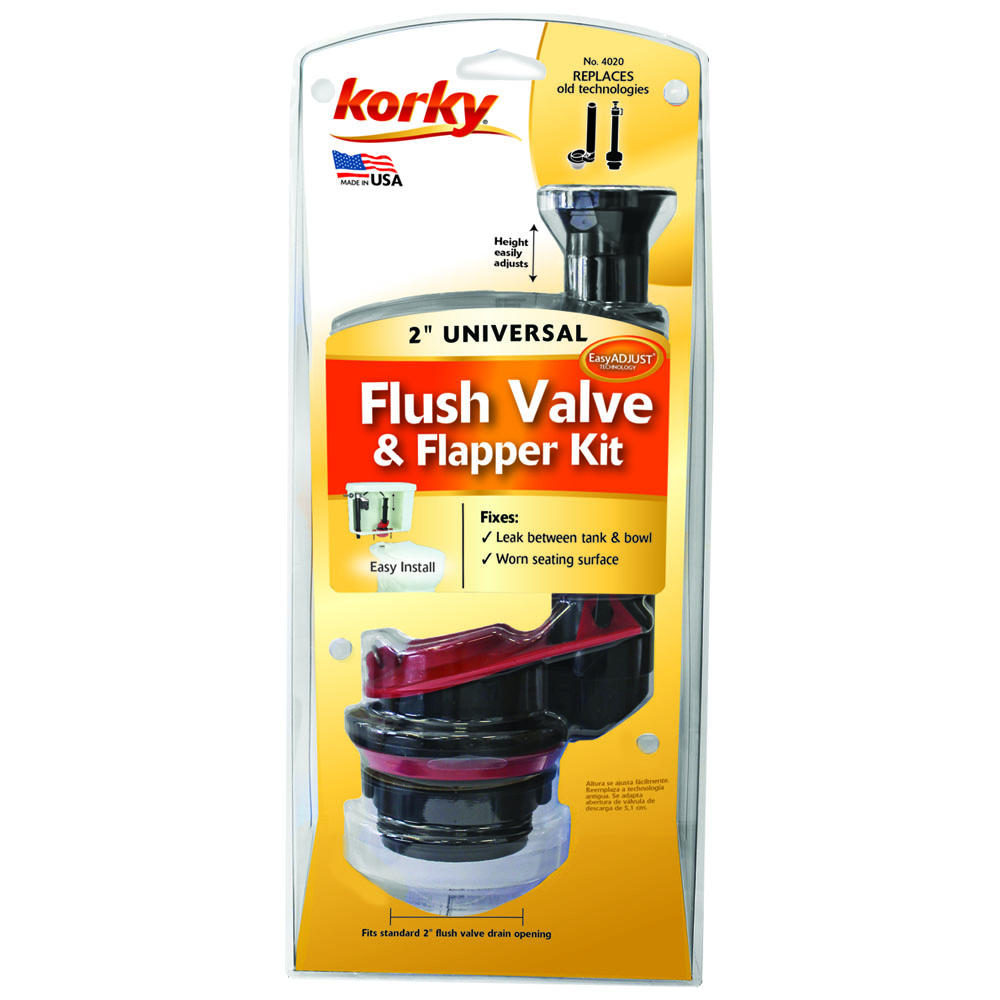 Adjustable 2 inch Toilet Flush Valve and Premium Toilet Flapper