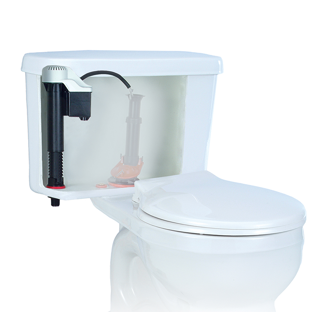 QuietFILL Toilet Fill Valve in Toilet Tank