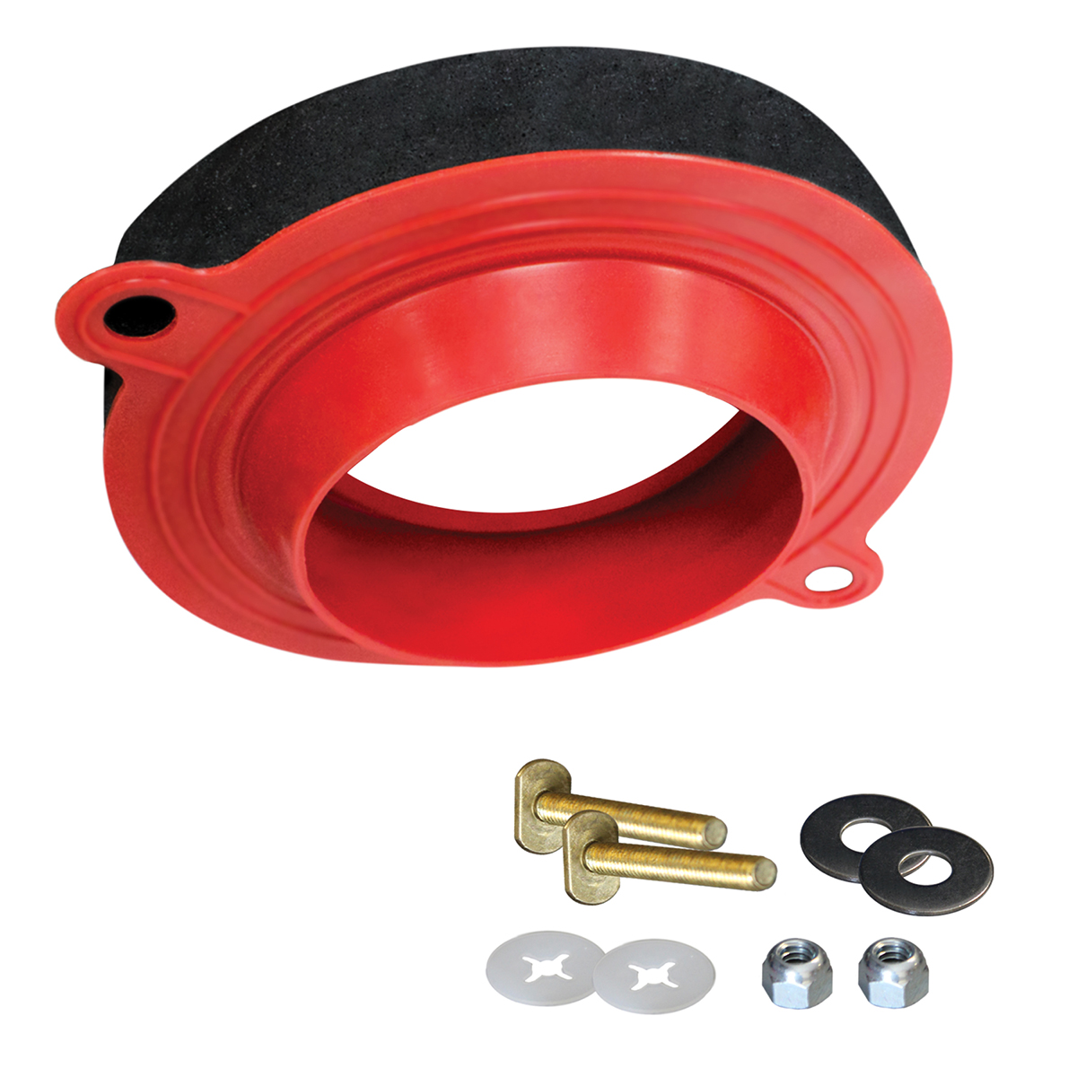 Wax Free Toilet Seal Kit with Hardware
