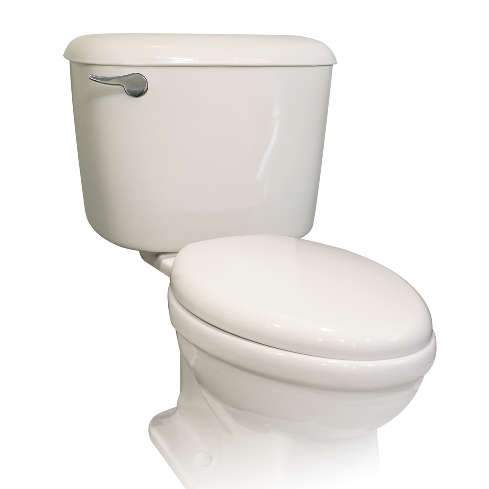 Toilet Flush Handle, Chrome on toilet tank