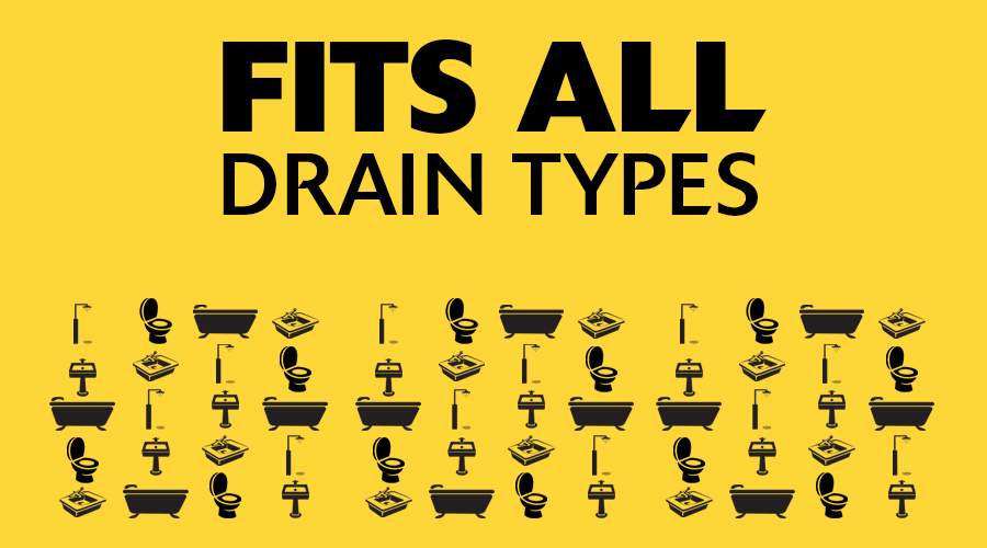 Fits all drain types