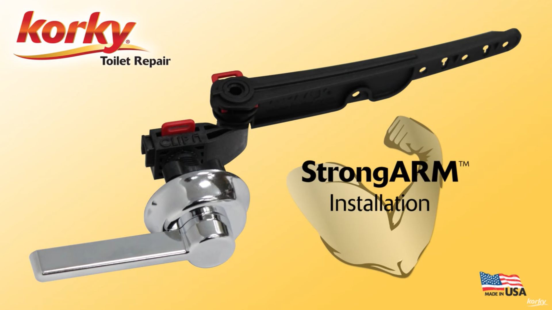 How to Install StrongARM Toilet Tank Lever by Korky