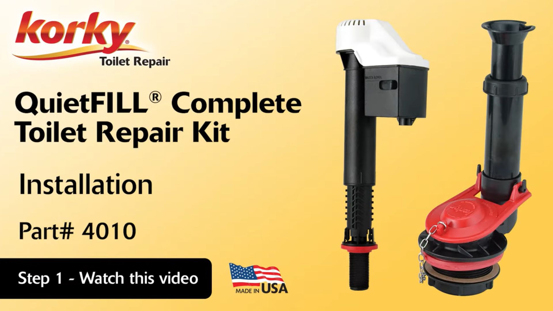 How to Install QuietFILL Complete Toilet Repair Kit - 4010 | Korky Toilet Repair