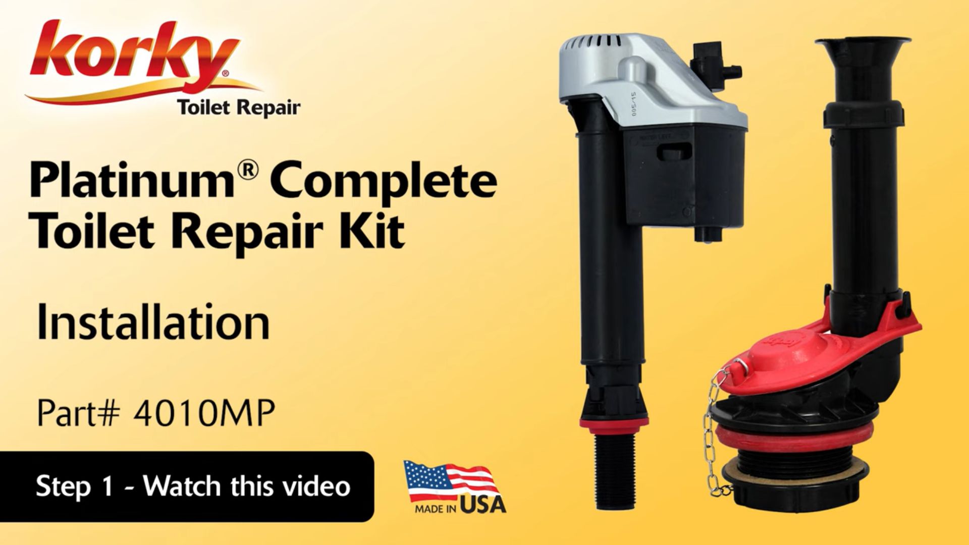 How to Install Platinum Complete Toilet Repair Kit - 4010MP video thumbnail
