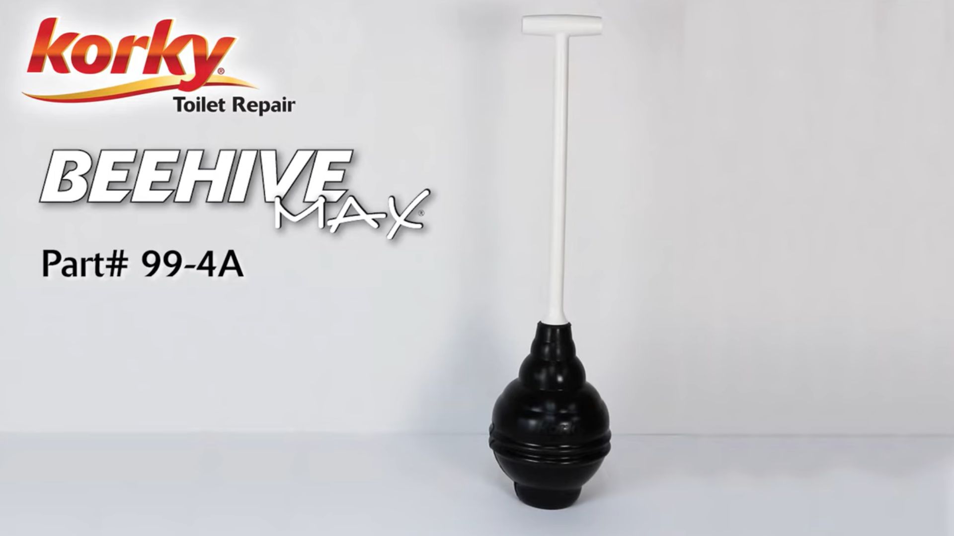The Powerful Beehive Max Toilet Plunger | Korky Toilet Repair