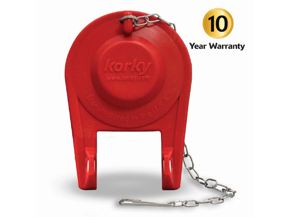 Korky 2017 flapper has a 10 year warranty