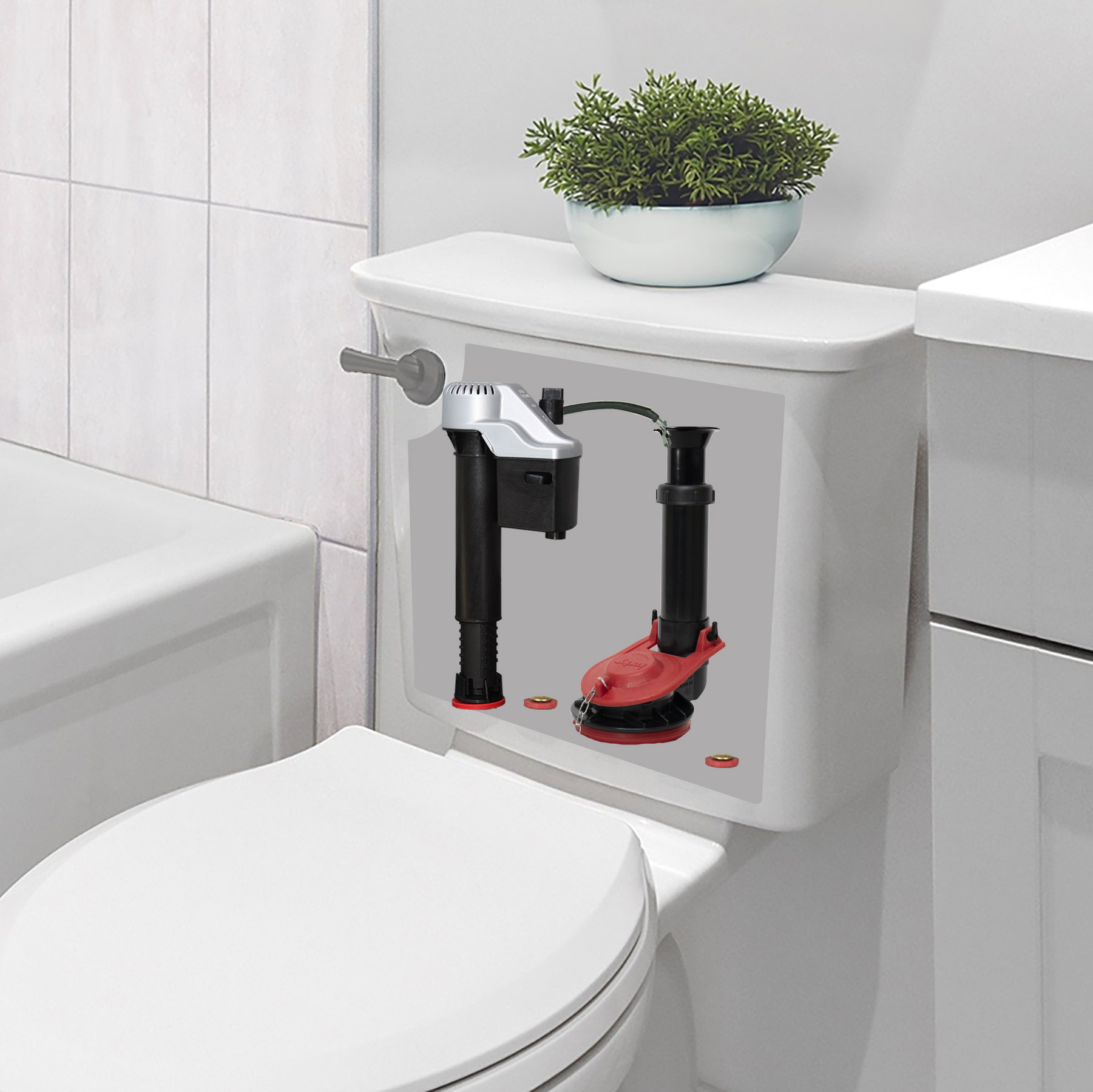 4010MP Quietfill Platinum Complete Toilet Repair Kit
