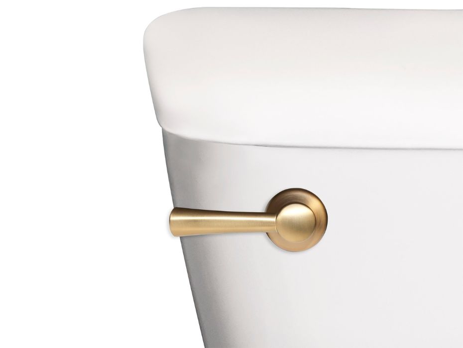 Brushed Gold Toilet Handle