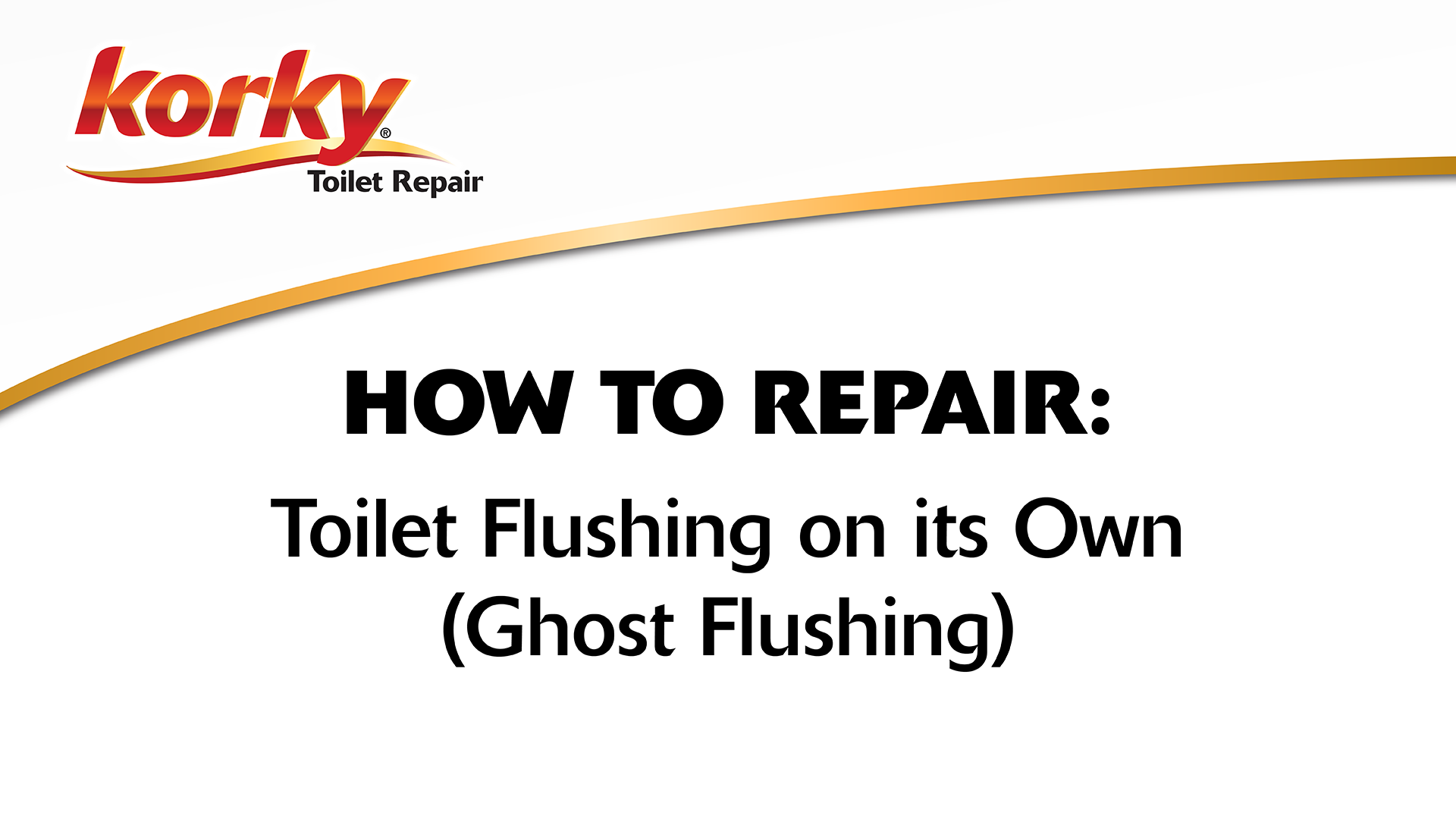 How to repair toilet flushing on its own video thumbnail
