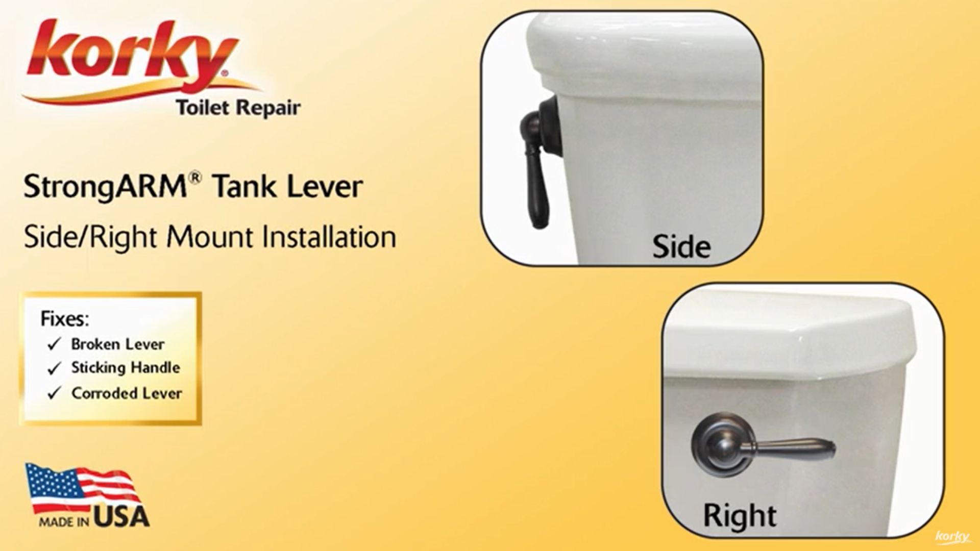 How to Install Side Mount Toilet Tank Lever video thumbnail
