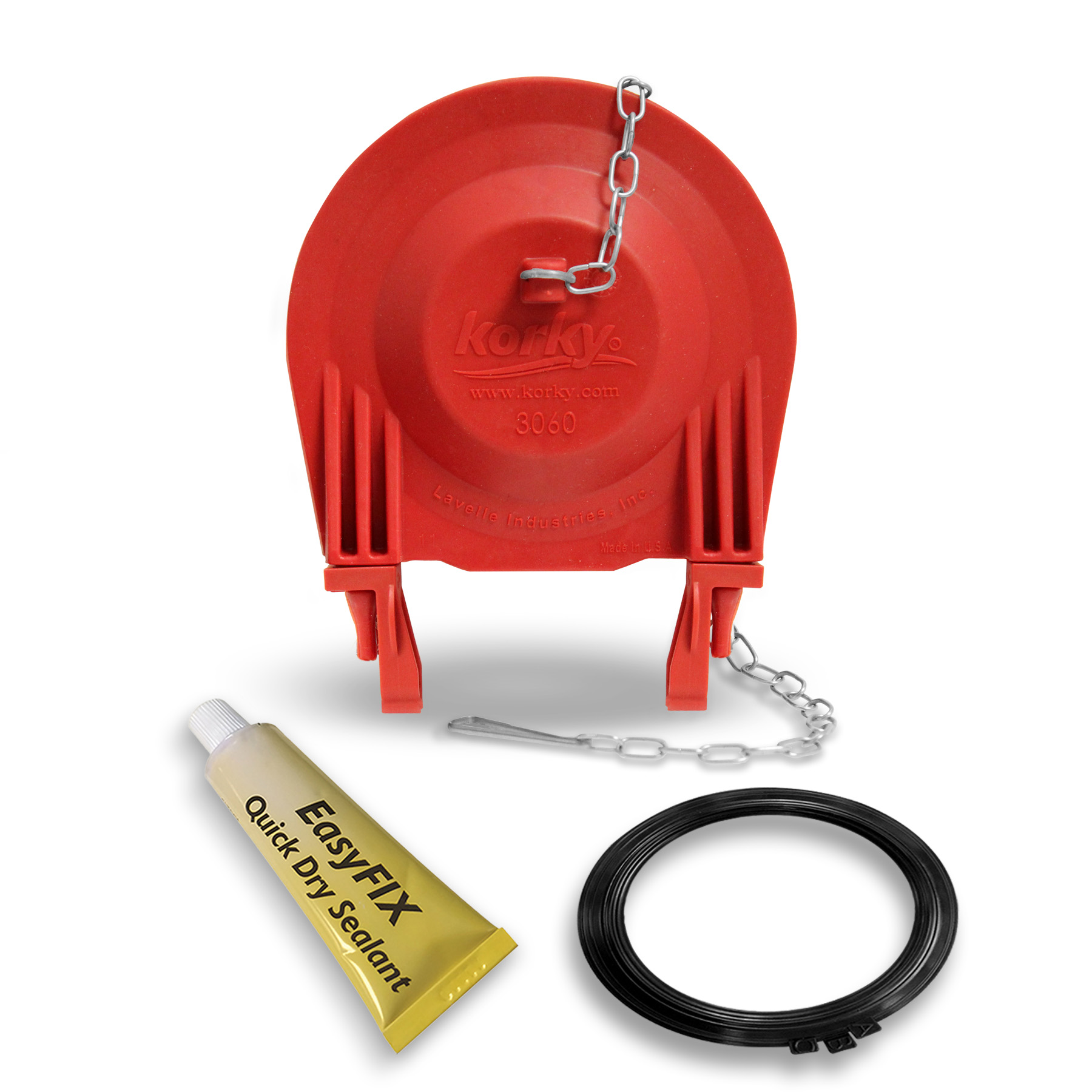large 3 inch flush valve repair kit out of packaging