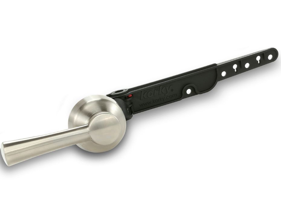 brushed nickel simple style toilet handle and lever