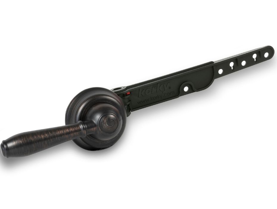 oil rubbed bronze faucet style toilet handle and lever