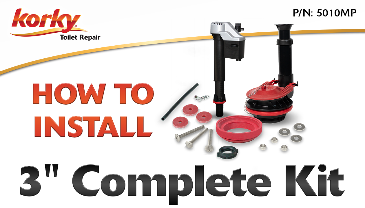 How to Install the Large 3-Inch Platinum Complete Toilet Repair Kit - 5010MP video thumbnail