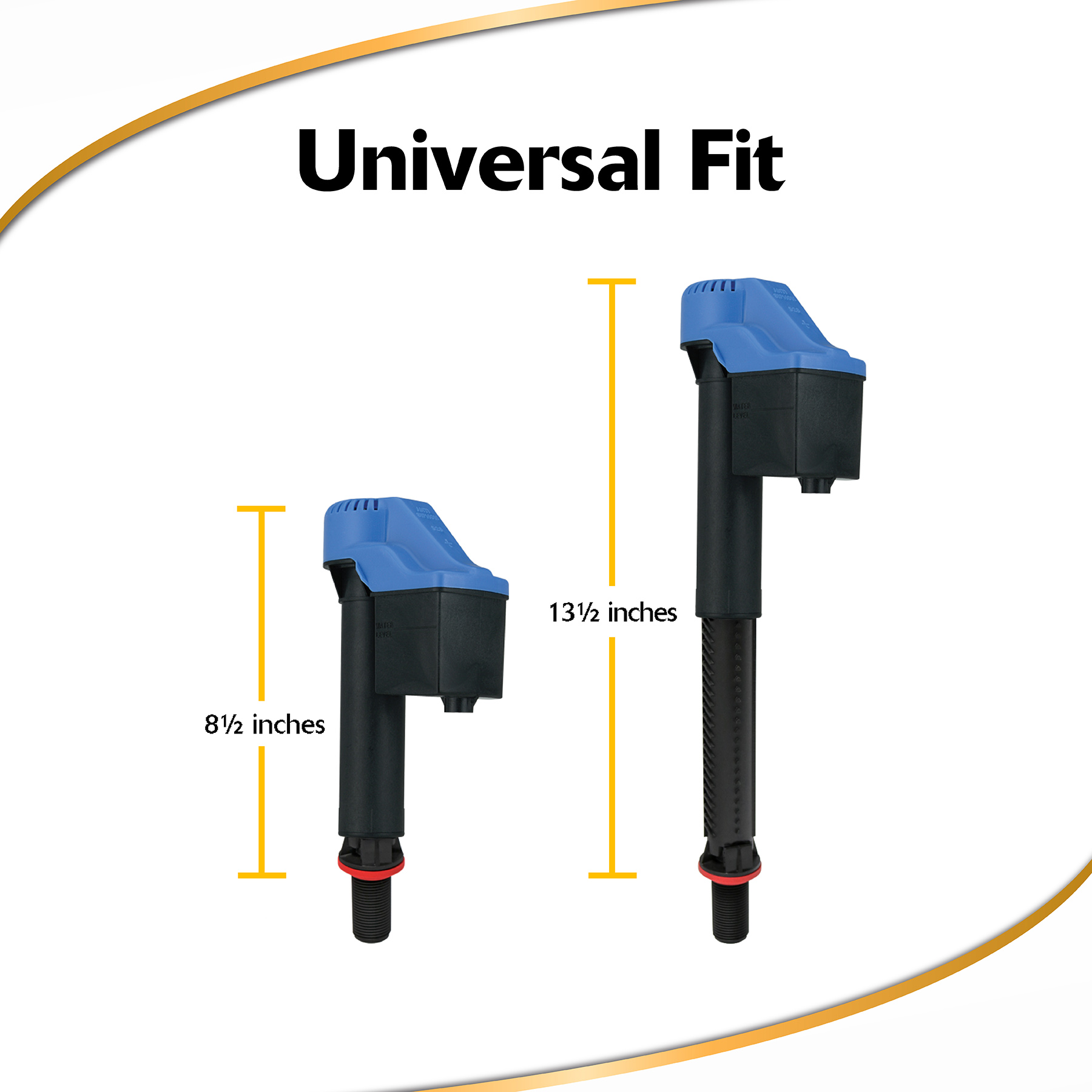 fits toto fill valve height dimensions
