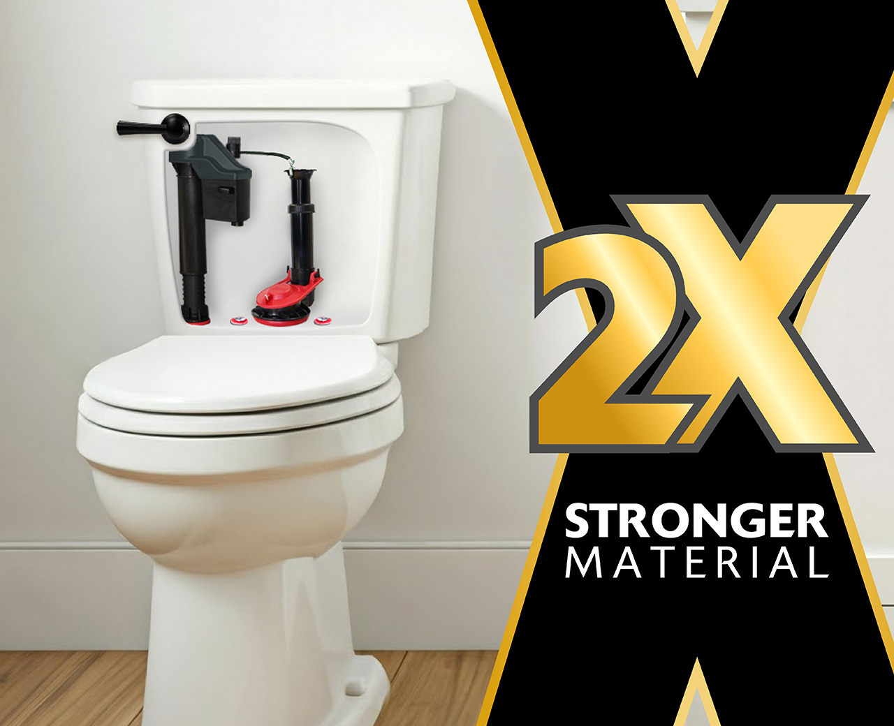 2 times stronger material toielt repair parts