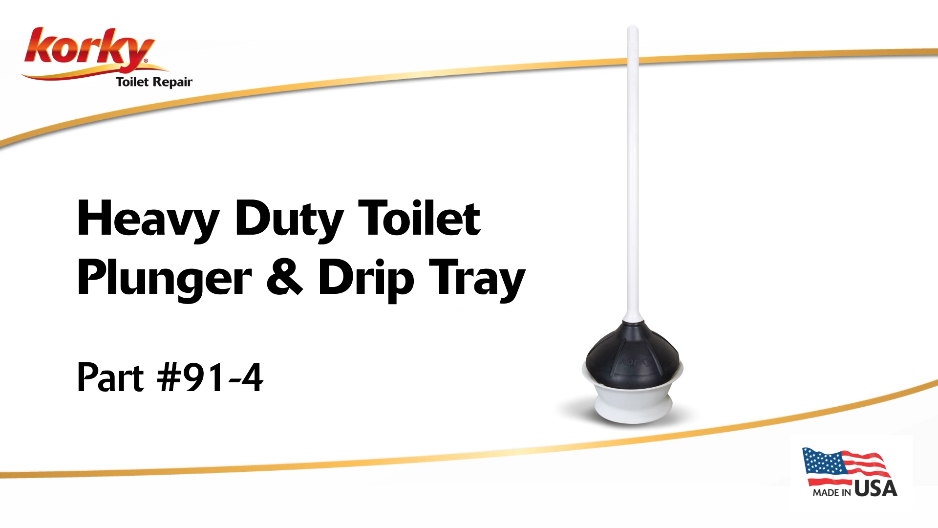 toilet plunger and drip tray video thumbnail