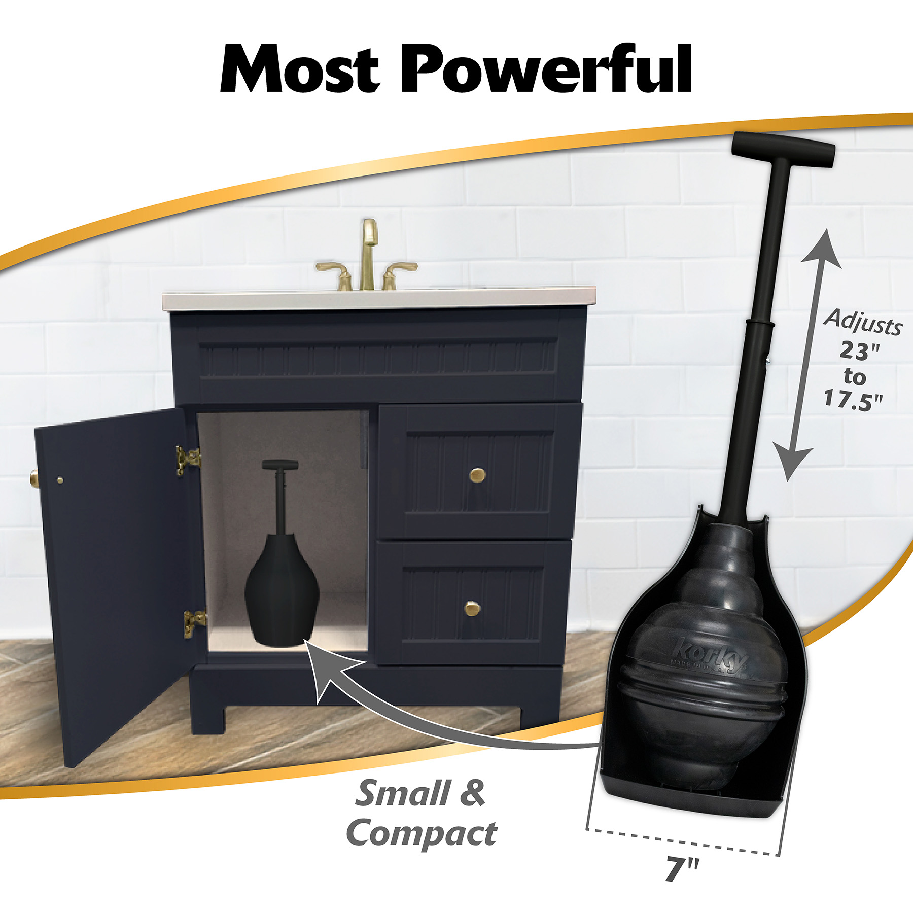 black beehive max hideaway plunger dimensions