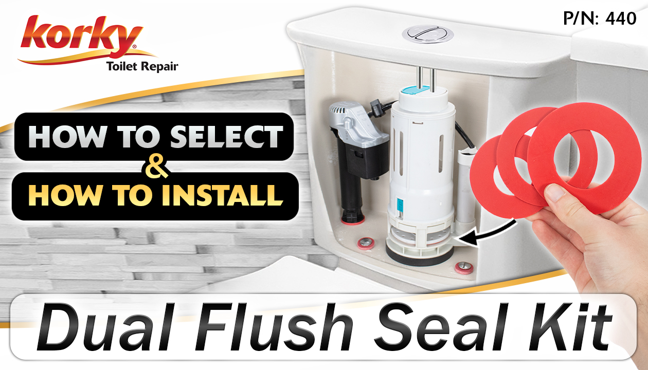 how to select and install dual flush seal video thumbnail