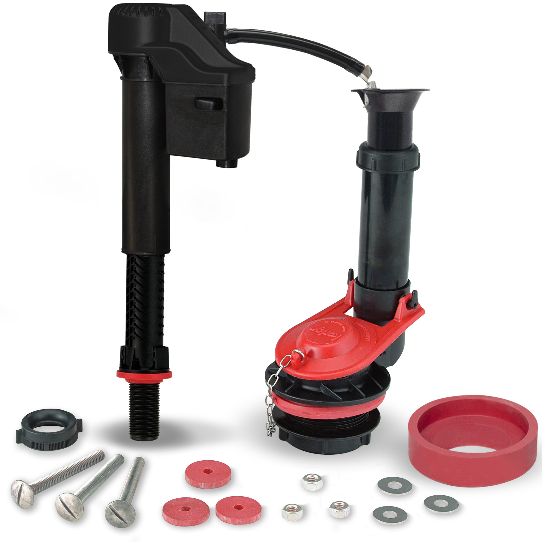 2x long life standard 2 inch complete toilet repair kit
