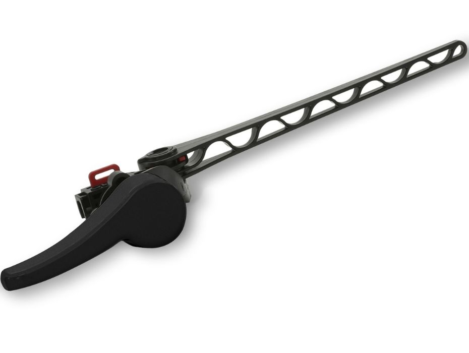 matte black toilet flush handle