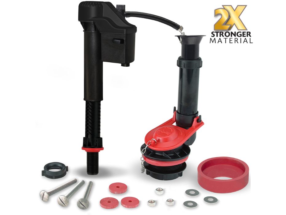 2x long life complete toilet repair kit