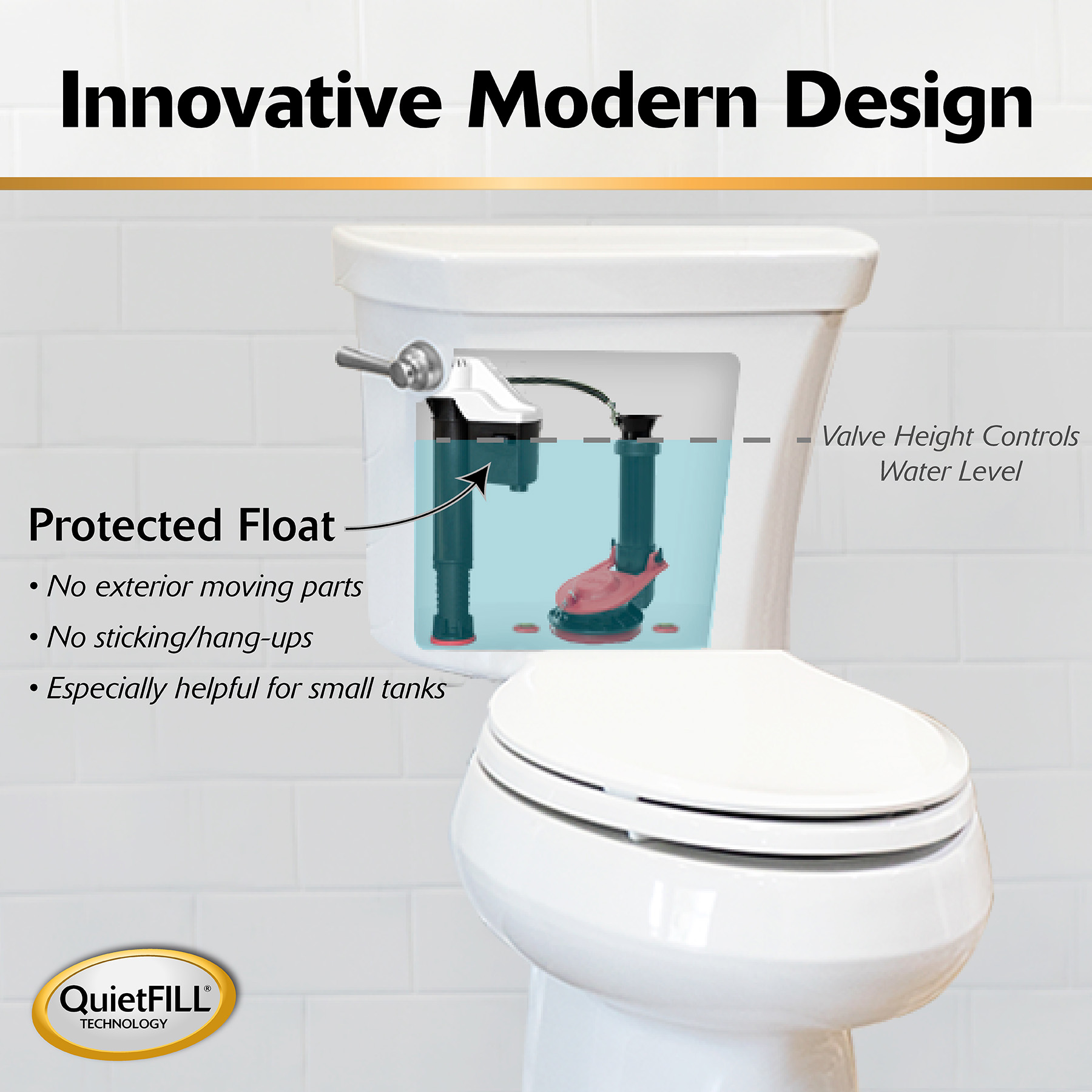 innovative modern design korky fill valve