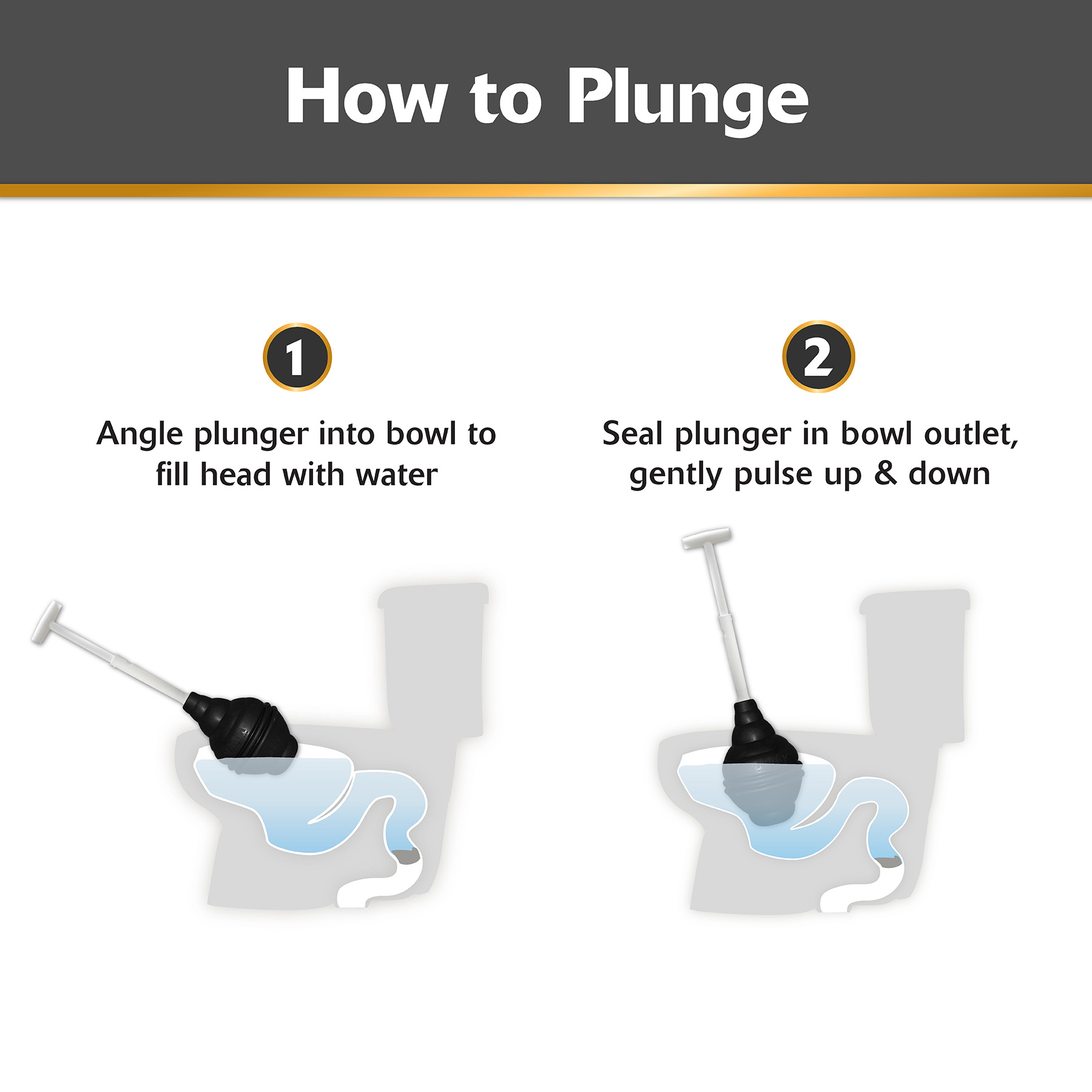 how to plunge a toilet with the beehive max plunger