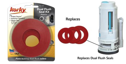 dual flush valve seal kit