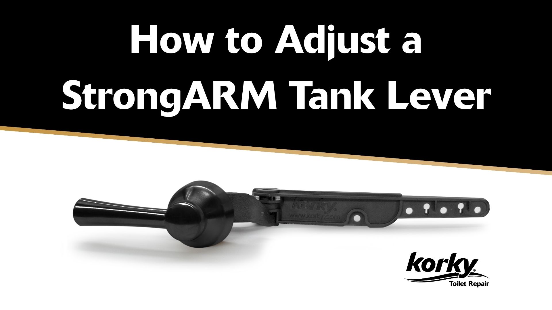 How to Adjust StrongARM Tank Levers video thumbnail