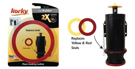 fits kohler flush valve seal