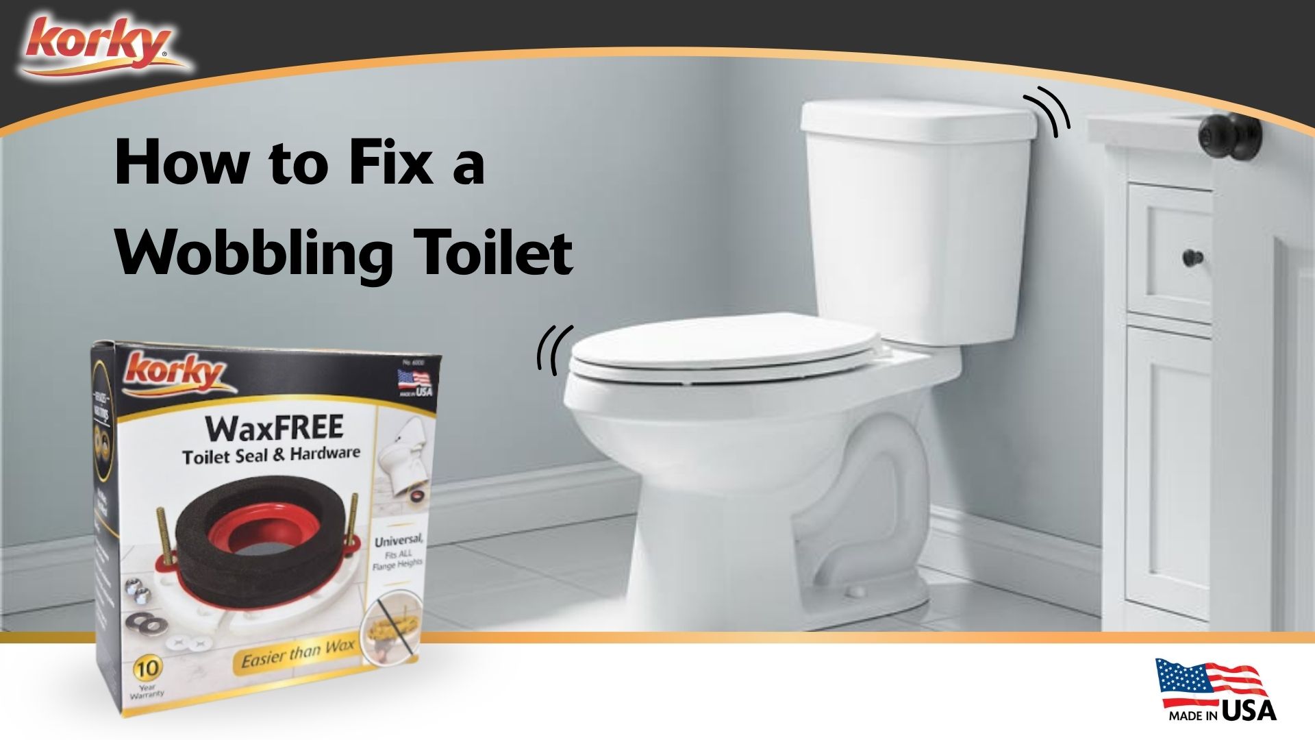 How to Fix a Wobbling Toilet video thumbnail