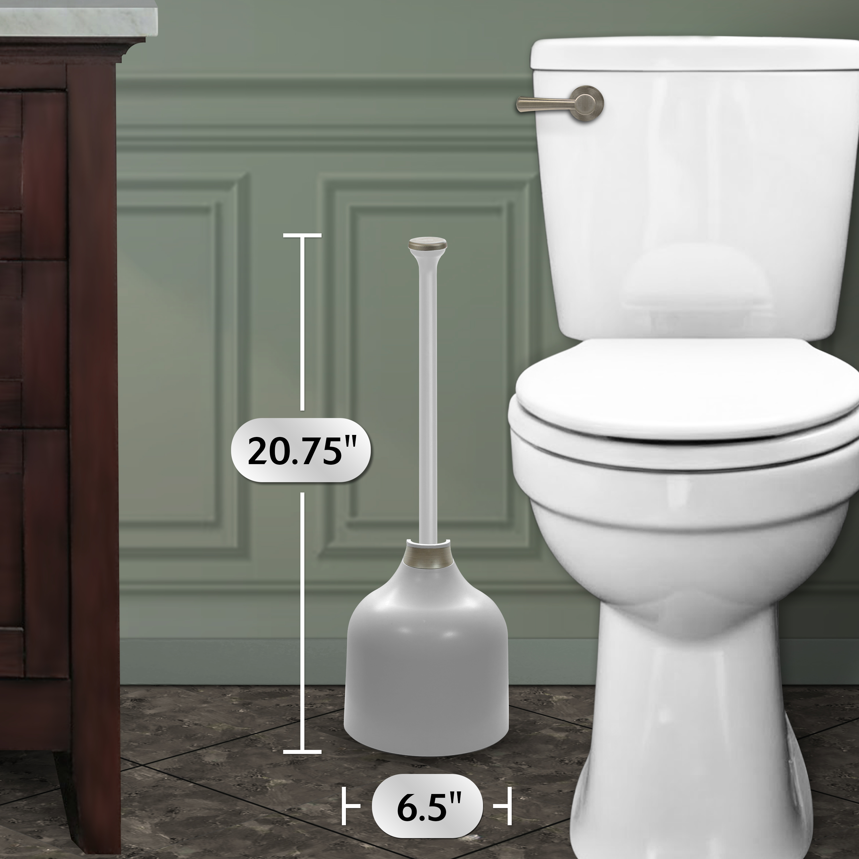 designer plunger dimensions
