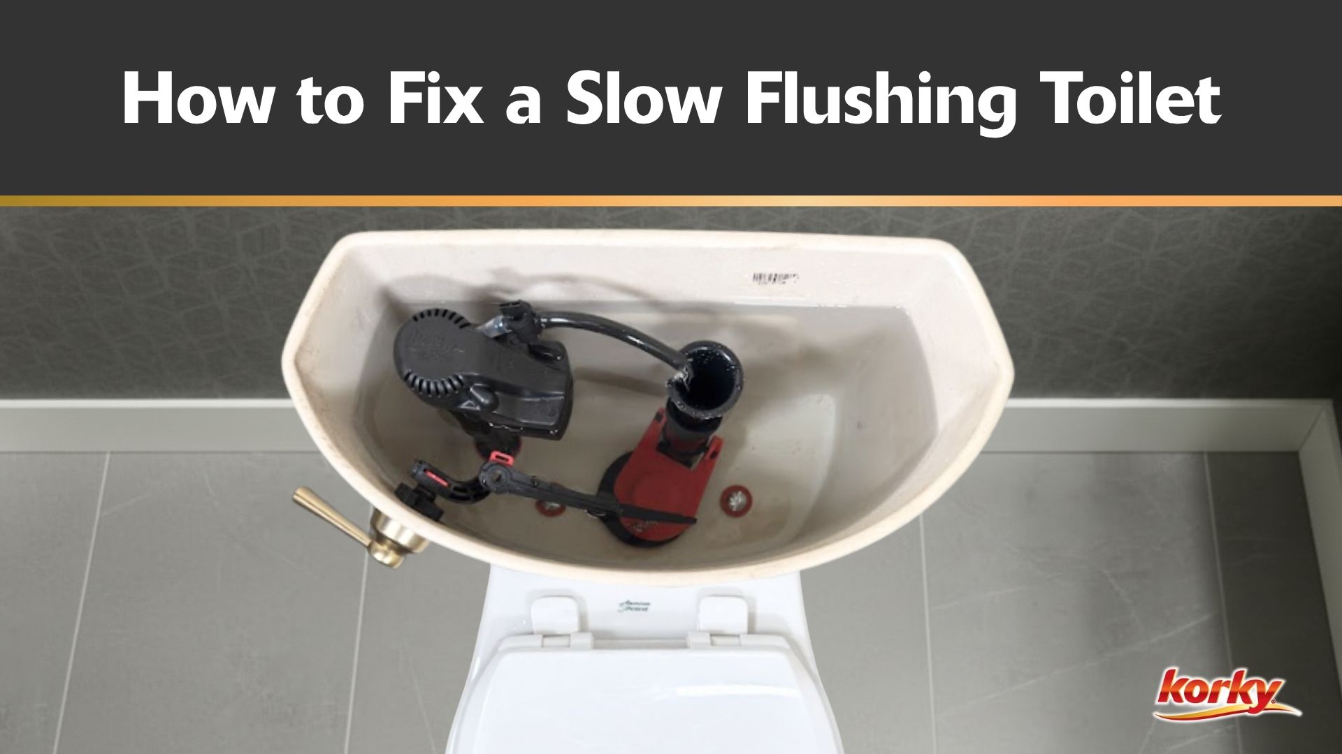 How to Fix a Slow Flushing Toilet video thumbnail