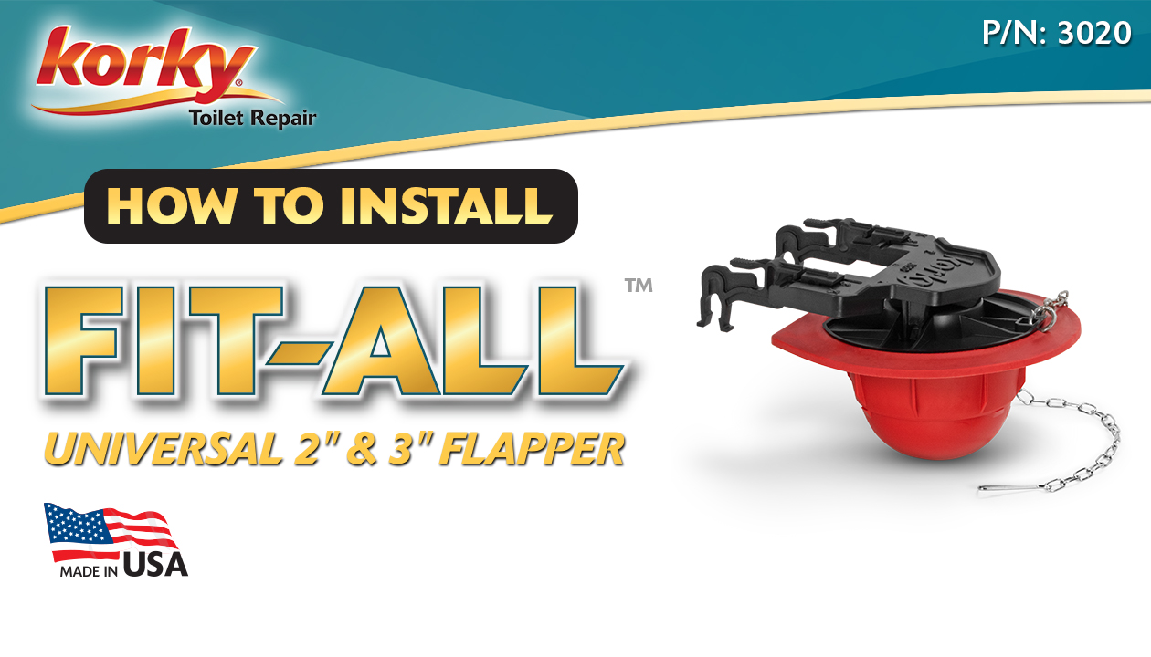 how to install the fit all toilet flapper thumbnail