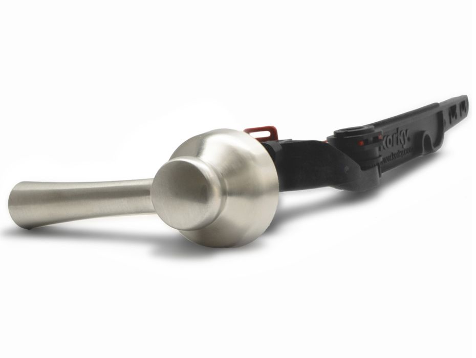 brushed nickel simple style strongarm toilet handle and lever
