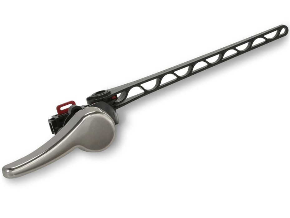 brushed nickel toilet flush handle