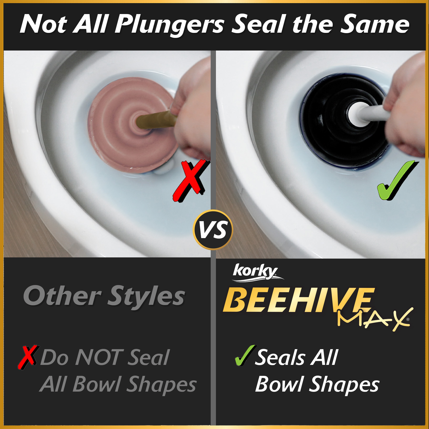 the beehive max seals all bowl shapes