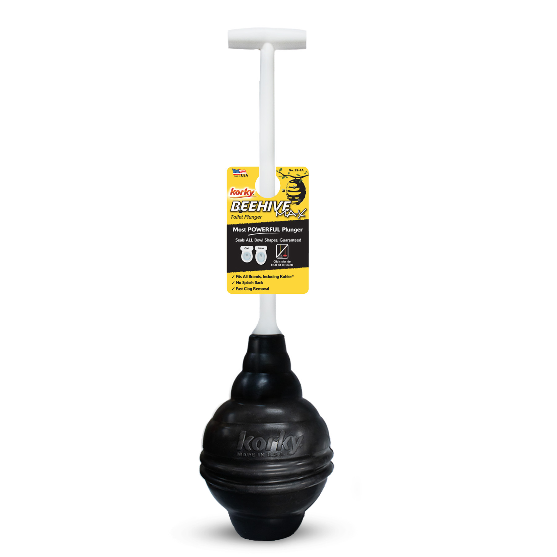 beehive max toilet plunger with the tag