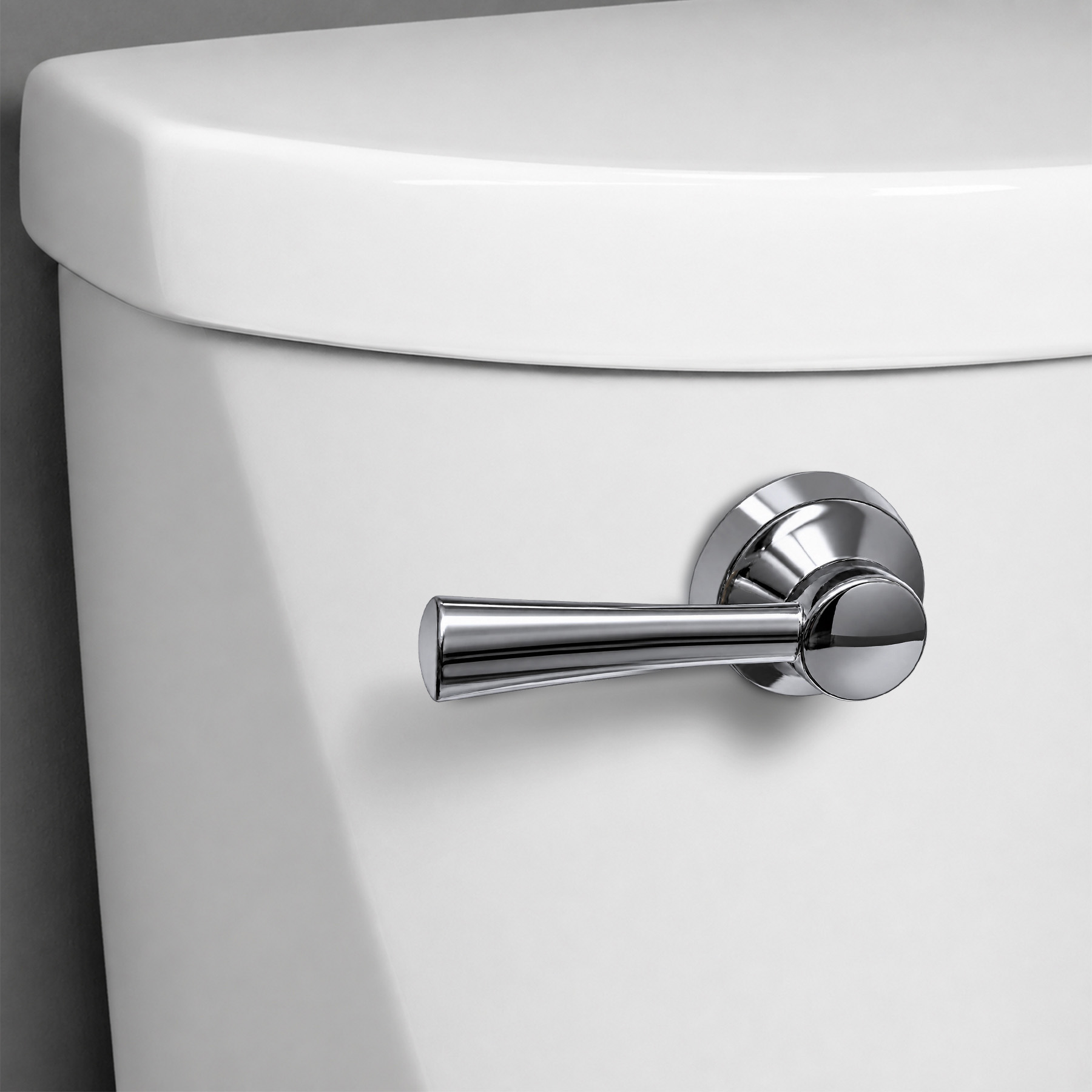 chrome simple style toilet handle